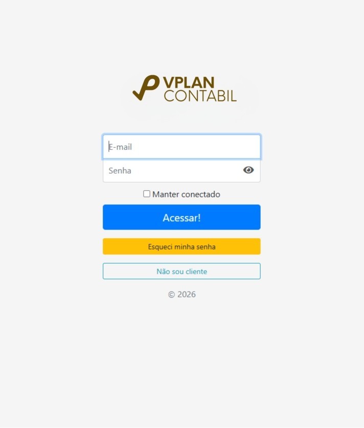 Plataforma VPlan acessada pelo navegador